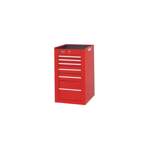 Proto J451934-6RD-SC 19-1/2W X25D X 34H Red 6-Drawer Side Cabinet - Moutools