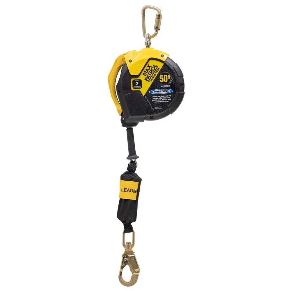 Werner R410050LE 50' Max Patrol Self-Retracting Lifeline, Leading Edge Capability - Class 2 SRL - Moutools