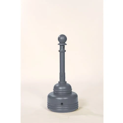 Eagle 1206GRAY SafeSmoker Receptacle - Poly w/Metal Bucket-Gray - Moutools