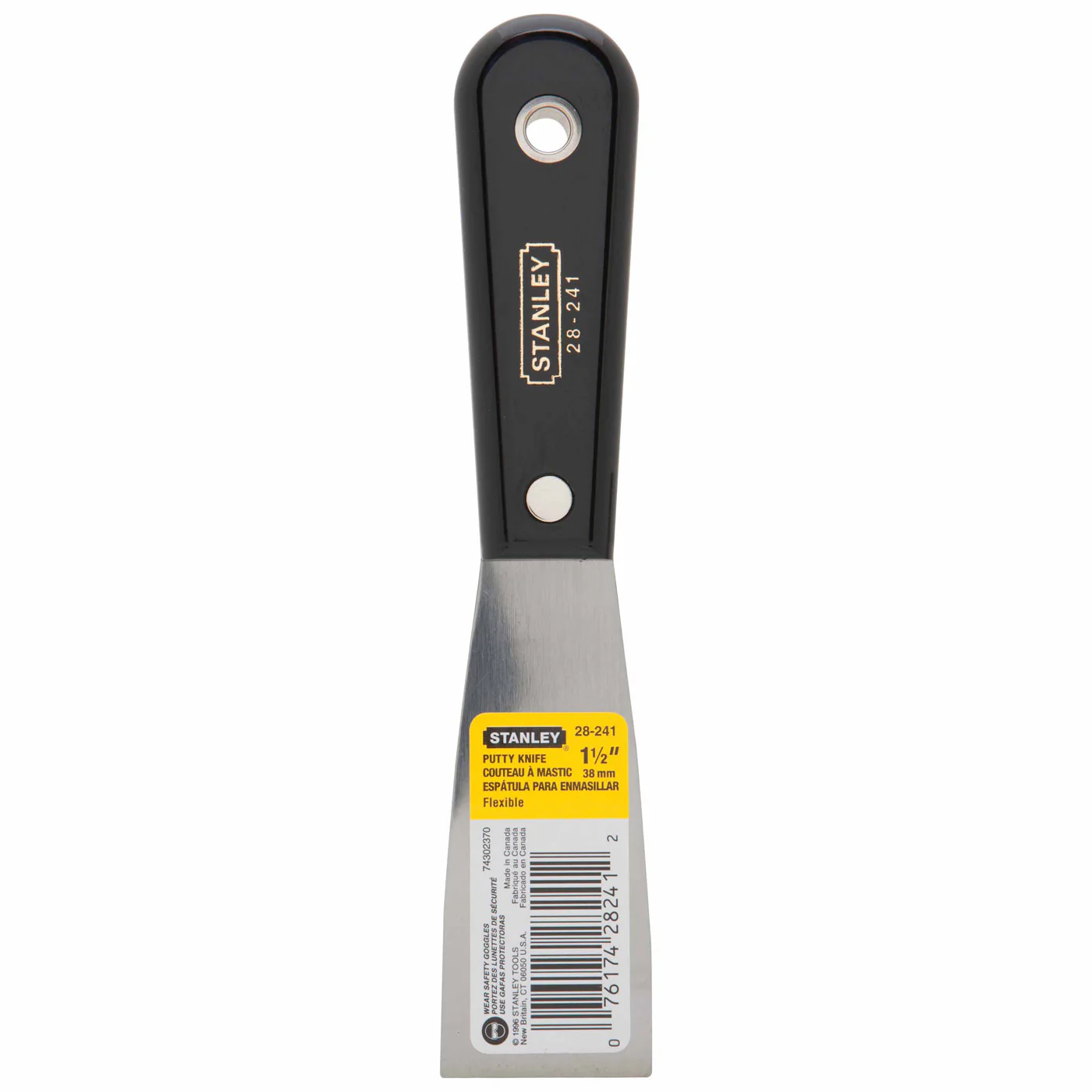 Stanley 28-241 Nylon Handle Flexible Putty Knife - 1-1/2