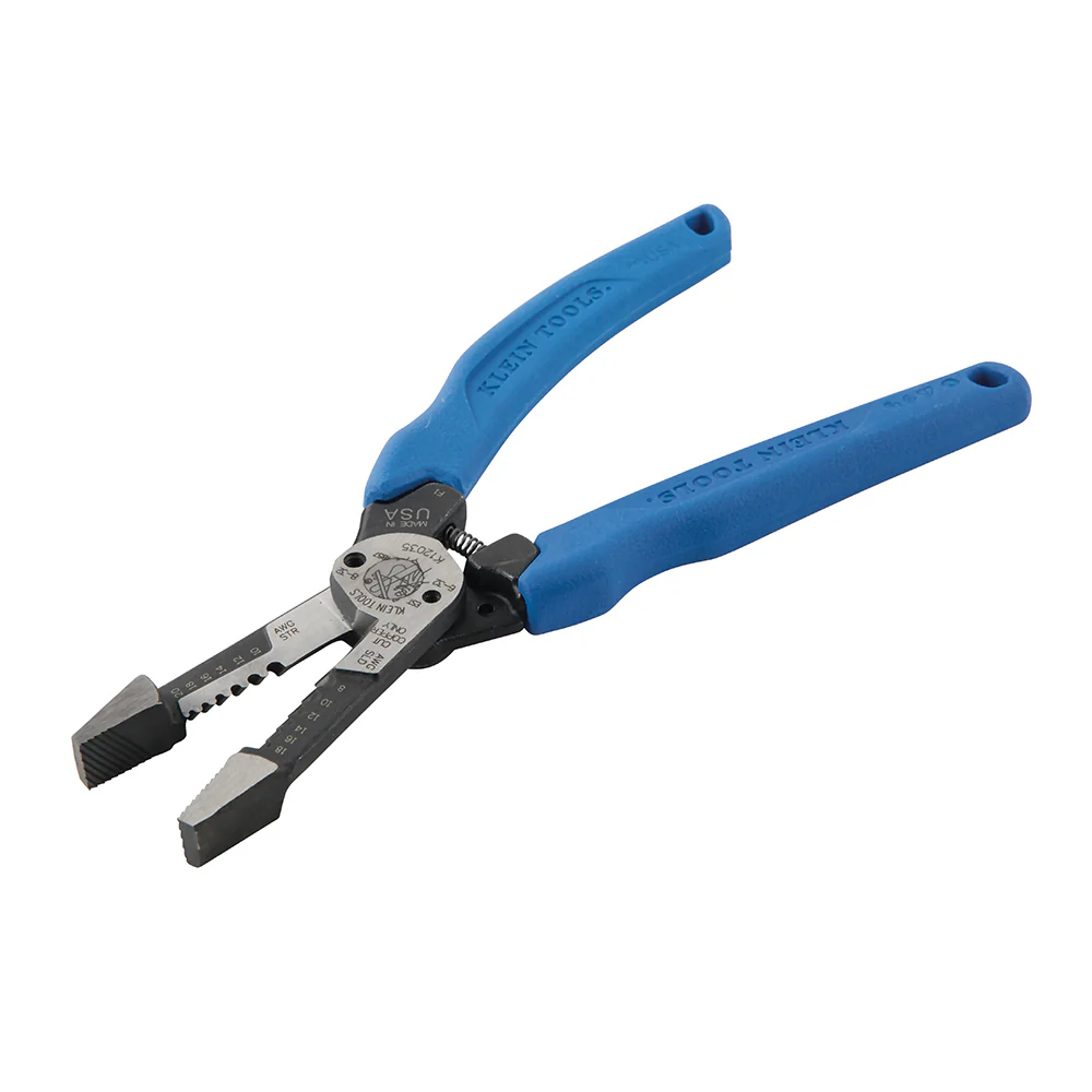 Klein K12035 Klein-Kurve® Heavy-Duty Wire Stripper 8-20 AWG - Moutools