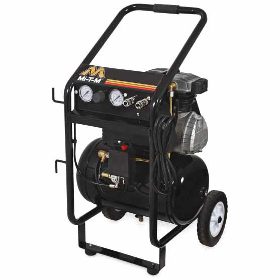 Mi-T-M AM1-PE02-05M Work Pro Series 5-Gallon Single Stage Elcetric Air Compressor - Moutools