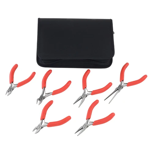 Proto J2806SMP 6 Piece Miniature Plier Set In Zipper Case - Moutools