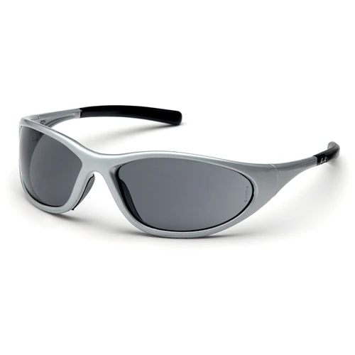 Pyramex SS3320E Zone Eyewear Gray Lens with Silver Frame - Moutools