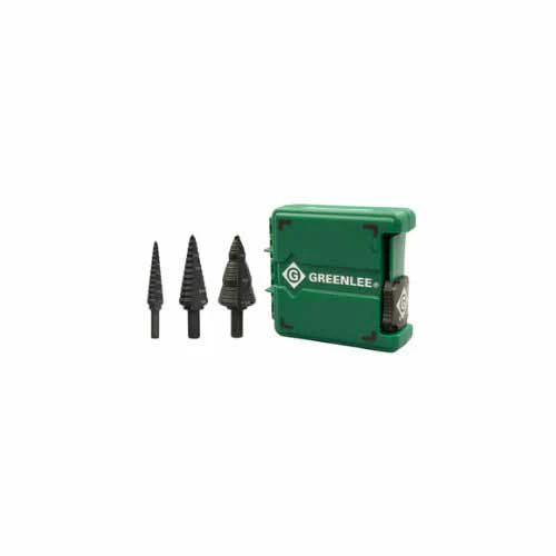 Greenlee GSBSET3 Greenlee Step Bit Set (#1, #4, #9) - Moutools