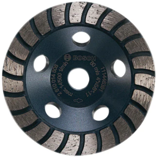 Bosch DC430HD 4 In. Turbo Row Diamond Cup Wheel - Moutools