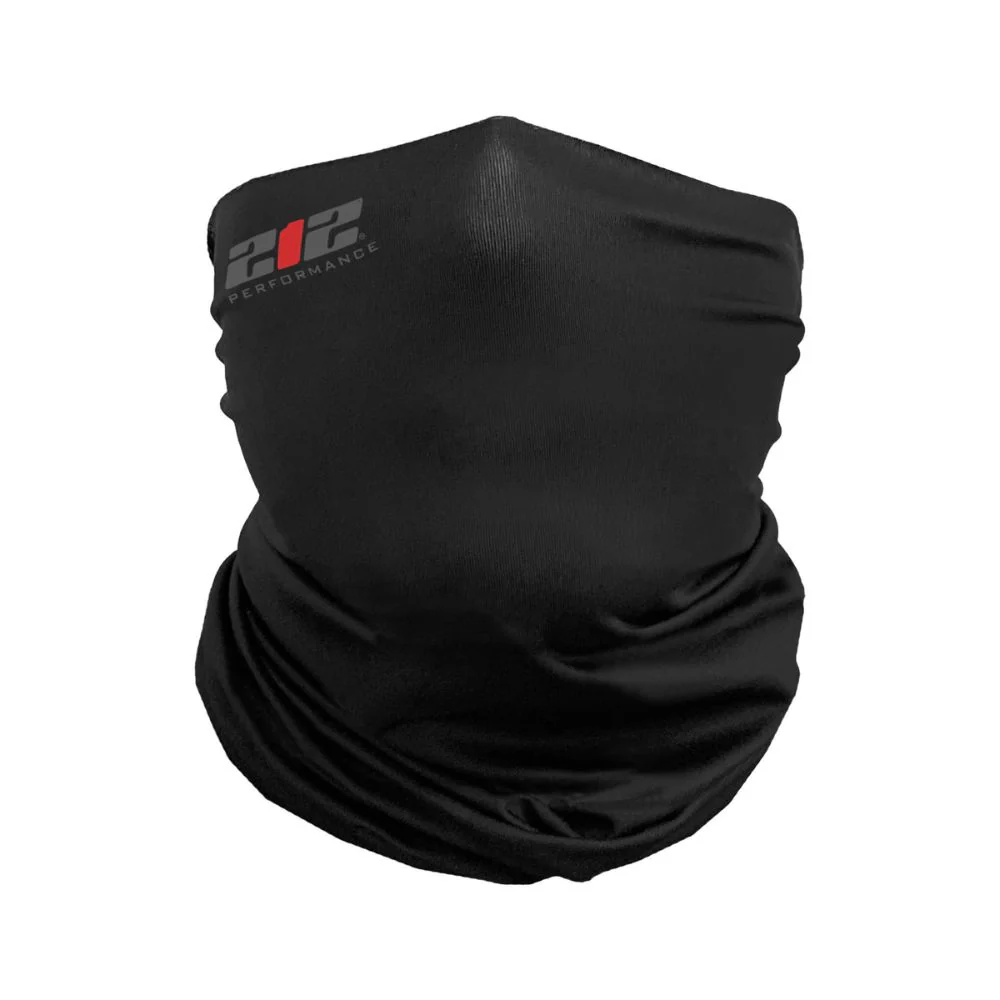 212 Performance FC7-05-000 Protective Neck Gaiter and Particulate Filtering Face Cover in Black Black - Moutools