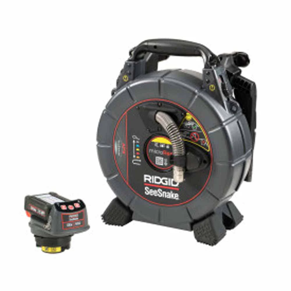 Ridgid 78728 SeeSnake MicroREEL APX & CSx Via System with TruSense - 1 Battery and 1 Charger Included - Moutools