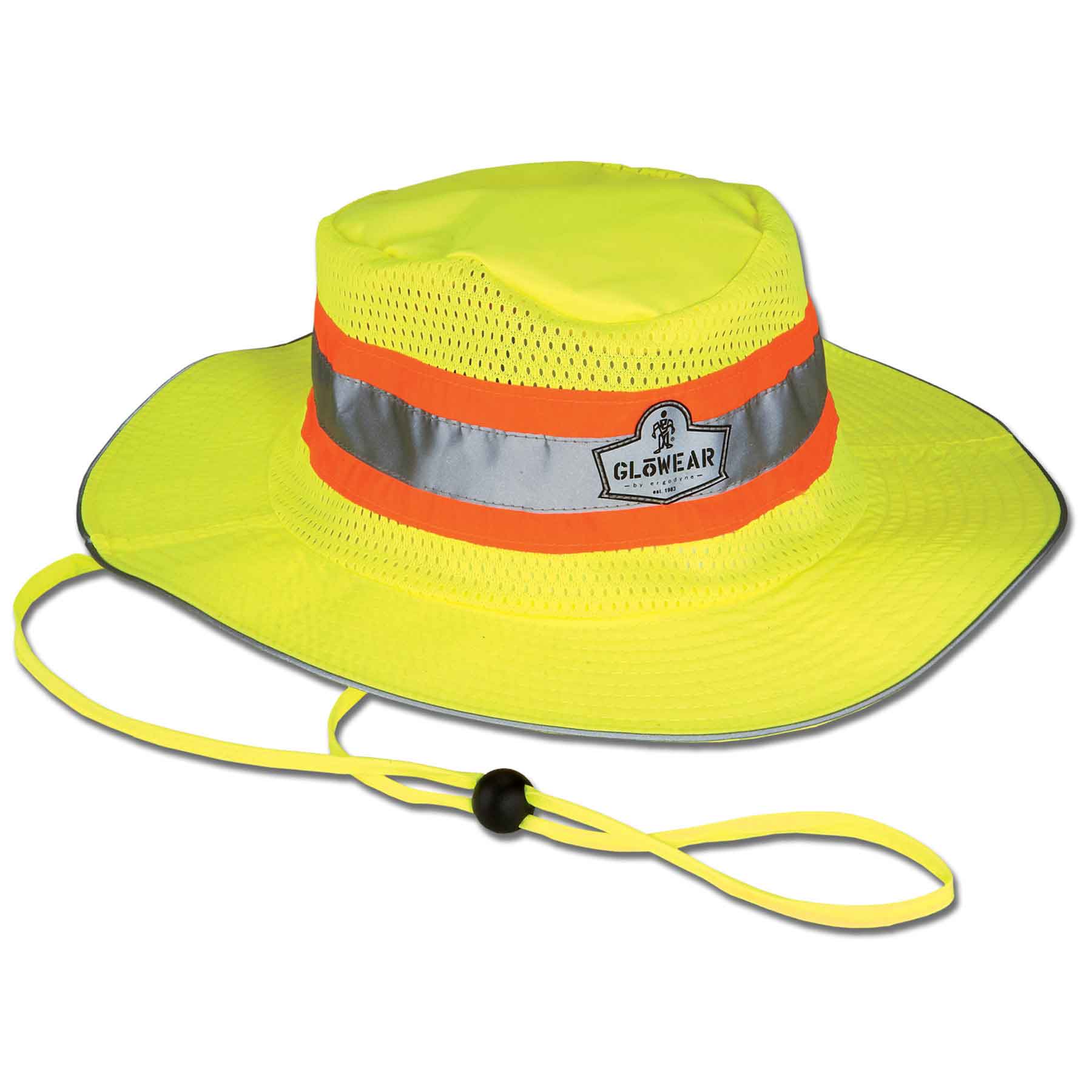 Ergodyne 23260 GloWear 8935 Hi-Vis Ranger Hat, Large/XL, HV Lime - Moutools