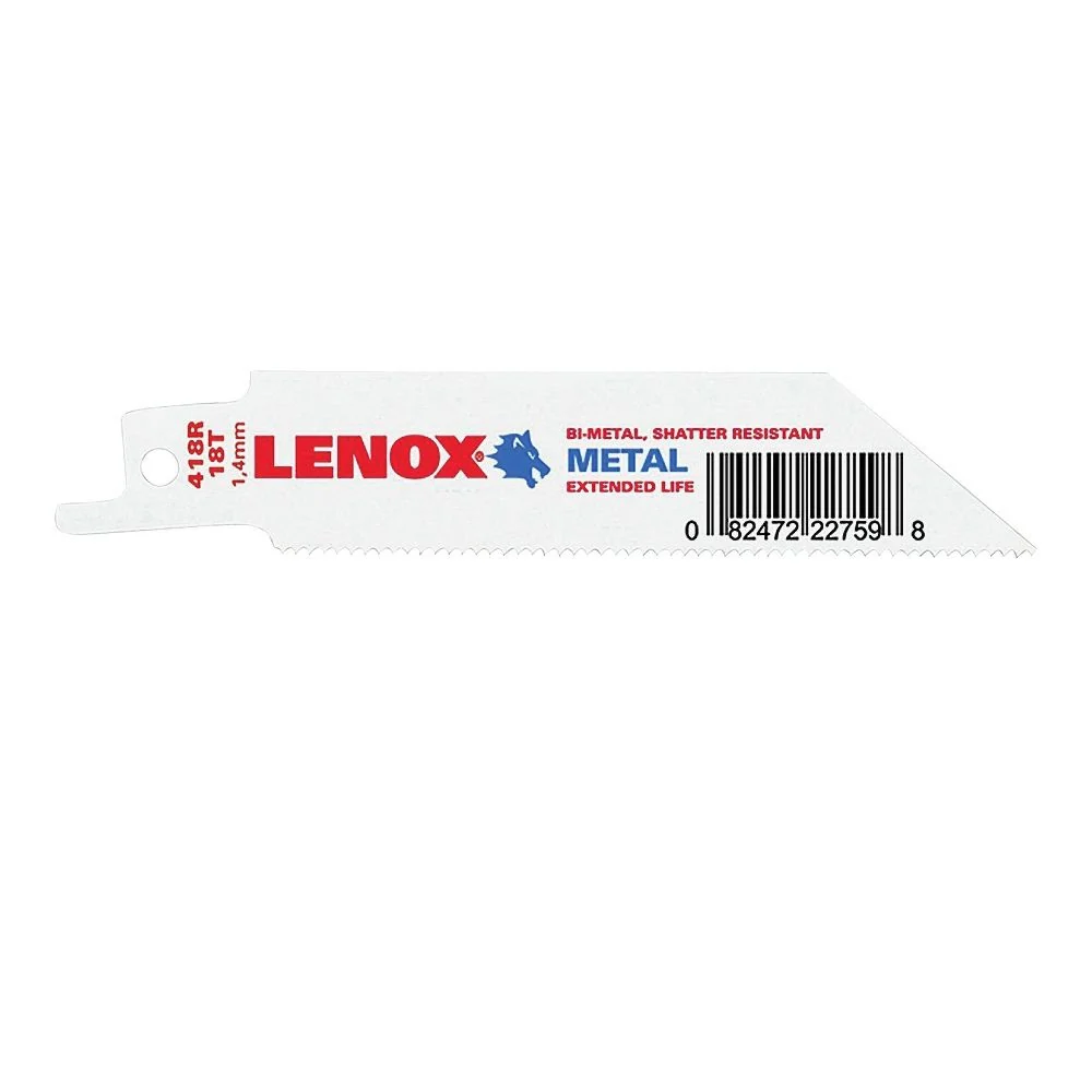 Lenox 22759OSB418R METALWOLF 4 in. 18 TPI WAVE EDGE Reciprocating Saw Blade - Moutools