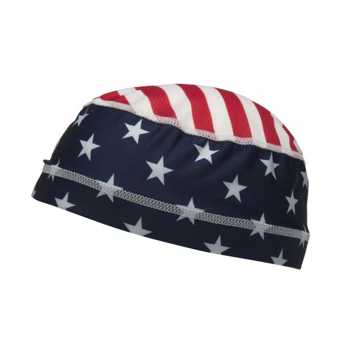 Pyramex CSK1FLG Skull Cap Liner - Skull Cap Liner - American Flag - Moutools