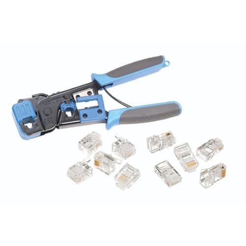 IDEAL 33-700 RJ-11, RJ-45 Telemaster Crimp Kit - Moutools