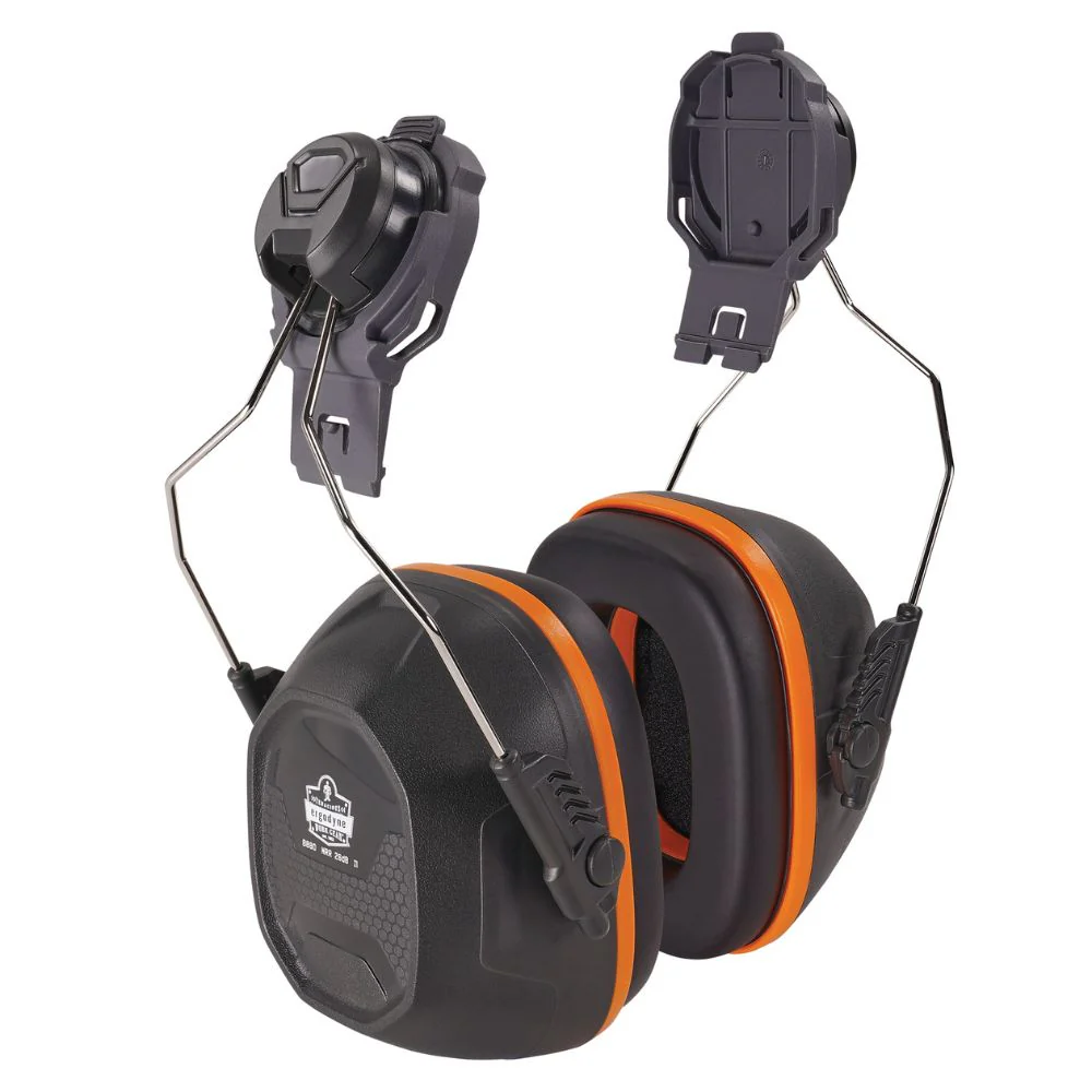 Ergodyne 60258 #8880 Cap-Style & Helmet Gray NRR 26db Mounted Earmuffs - Moutools