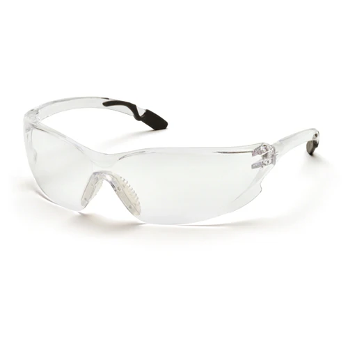 Pyramex SG6510S Achieva Eyewear Clear Lens Safety Glasses with Gray Temples - Moutools