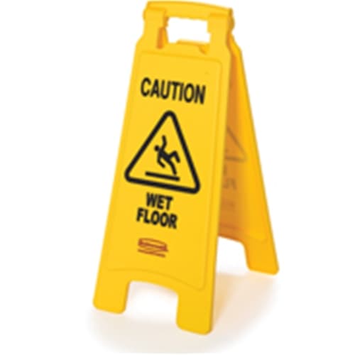 Rubbermaid FG611277YEL Floor Sign with