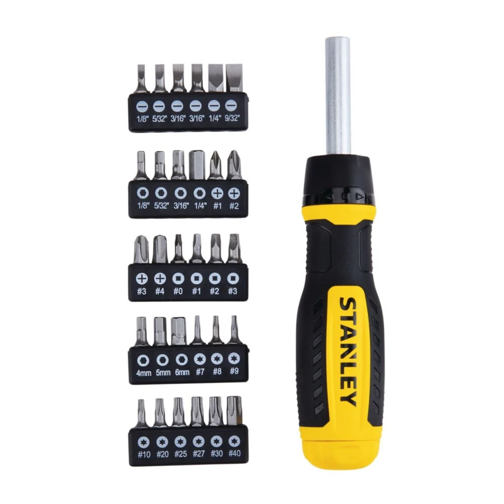 Stanley STHT60084 30-Piece Ratcheting Screwdriver Set - Moutools