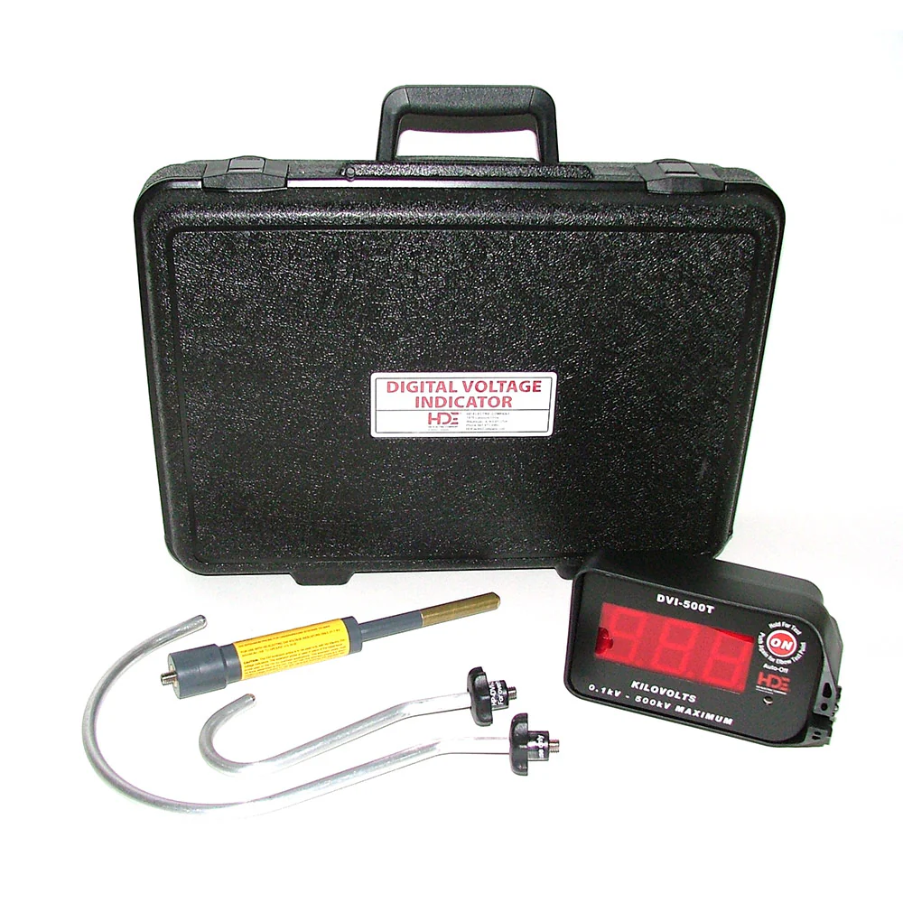HD Electric DVI-500T/K01 Digital Voltage Indicator Kit, 500kV - Moutools