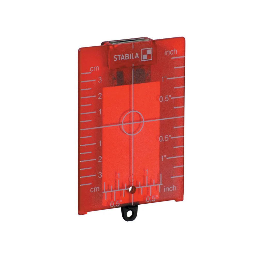 Stabila 07474 Red Magnetic Ceiling Target Plate - Moutools