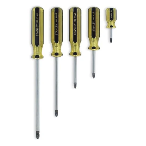 Stanley 66-156 100 PlusScrewdrivers Set - 5 Piece - Moutools