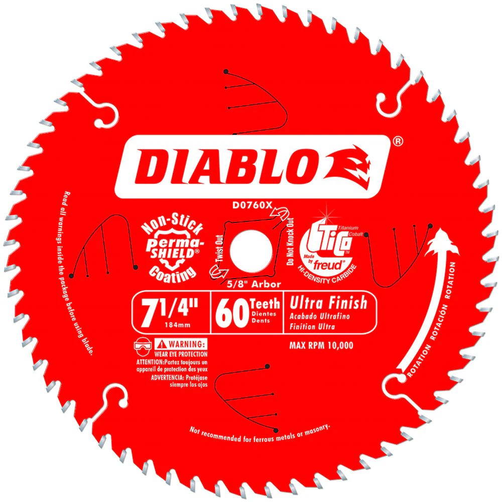 Diablo D0760A 7-1/4