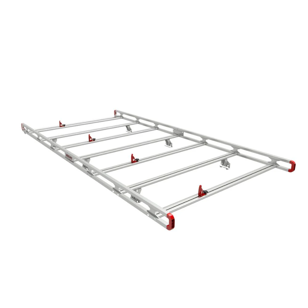 Weatherguard ASRL001 Aluminum Safari Van Rack, Full Size, Extended - Moutools