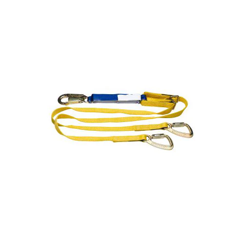 Werner C411302 6' DeCoil Adjustable Twinleg Lanyard, 3/4
