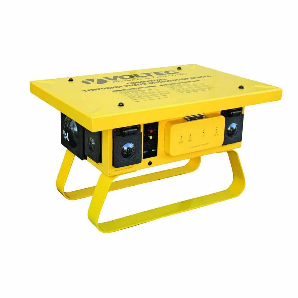 Voltec 09-00375 Twist-Lock Temporary Power Distribution Center - Moutools