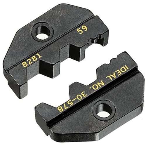 IDEAL 30-578 Die Set, RG-59, Rg-6, 8281/Quad, for Crimpmaster Crimp Tool Frame 30-506 - Moutools