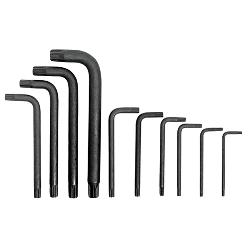Proto J4961 10-Piece Torx Hex Key Set with Plastic Pouch - Moutools