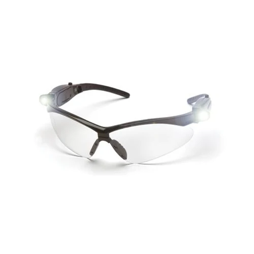 Pyramex SB6310SPLED PMXTREME Clear Lens Safety Glasses with LED Lights - Moutools