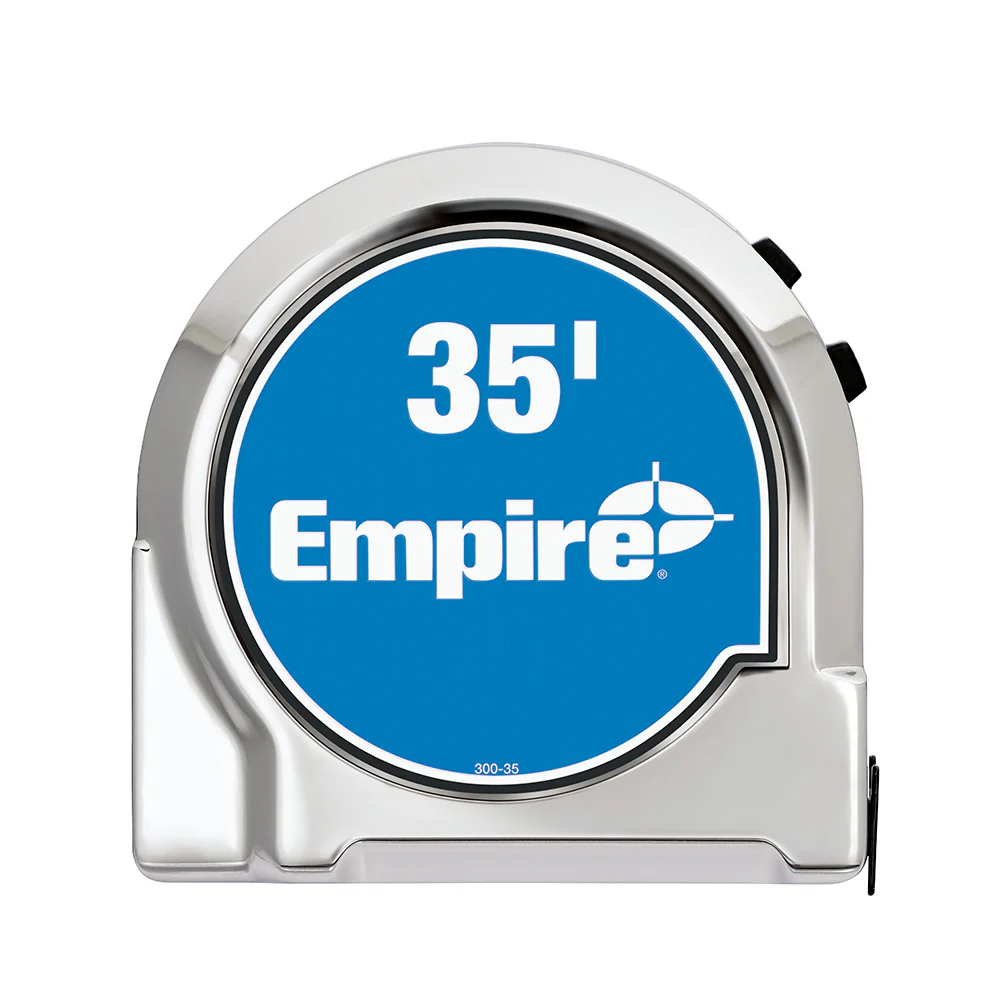 Empire Level 300-35 35' Chrome Tape measure - Moutools