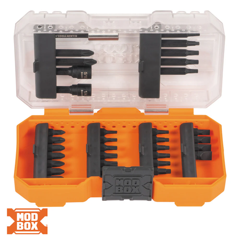 Klein 33800 Impact Driver Bit Set, 35-Piece - Moutools