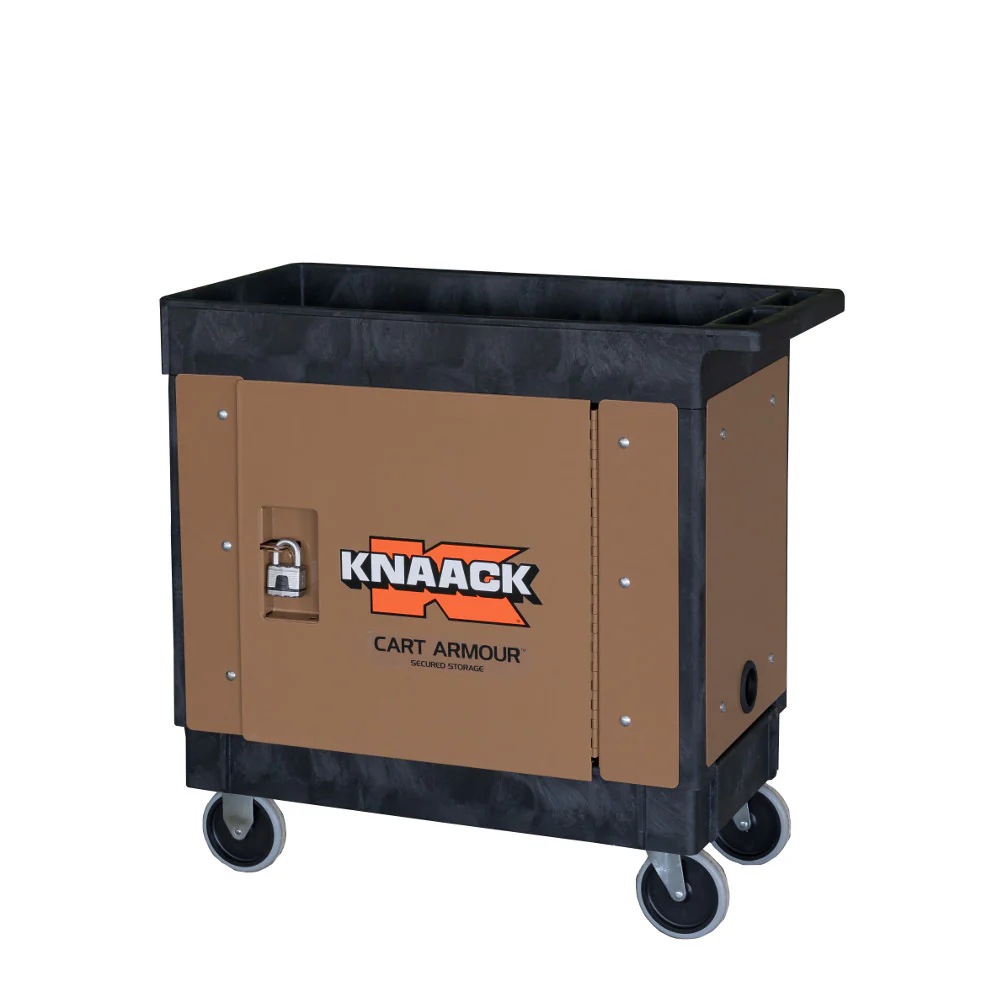 Knaack Cart Armour CA-03 with Rubbermaid FG452089BLA Cart - Moutools