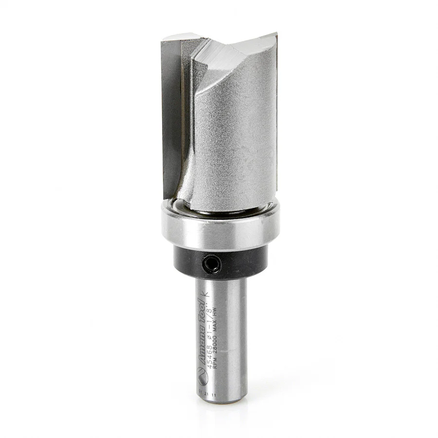Amana 45468 Plunge Bit with BB on Top Router Bit - Moutools