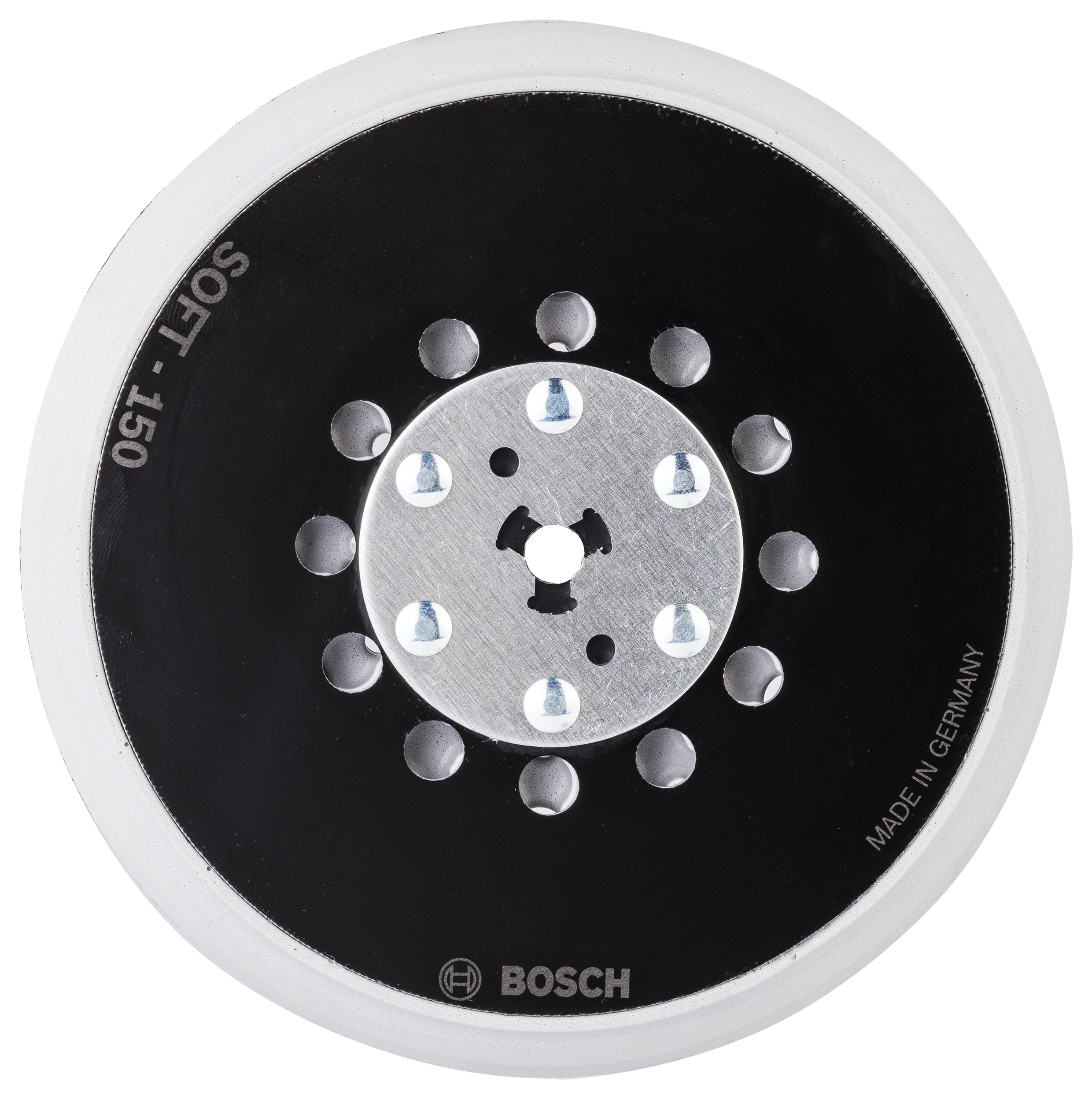 Bosch RSM6044 6 In. Soft Hook-and-Loop Multi-Hole Sanding Pad - Moutools