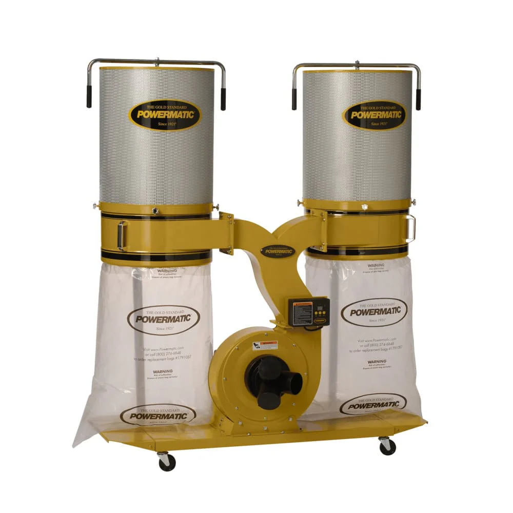 Powermatic PM9-1792074K PM1900TX-CK3 Dust Collector, 2-Micron Canister Kit, 3HP - Moutools