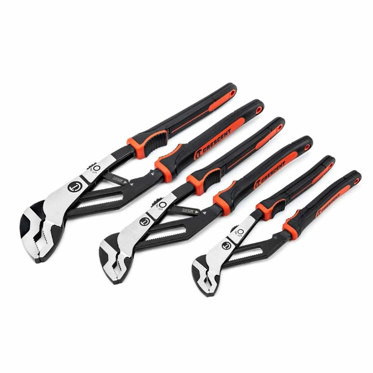 Crescent RTABCGSET3 3 Pc. Z2 Auto-Bite™ Tongue & Groove Plier Set - Moutools