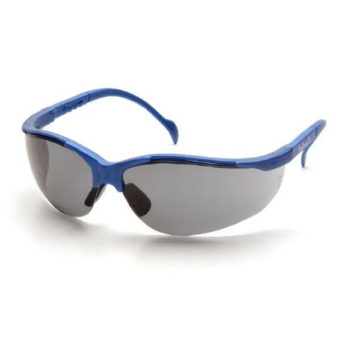 Pyramex SMB1820S Venture Eyewear Gray Lens with Metallic Blue Frame - Moutools