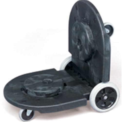 Rubbermaid FG264600BLA BRUTE® Tandem Dolly for 2620, 2632, 2643, 2655, 3526, 3536 Containers - Moutools