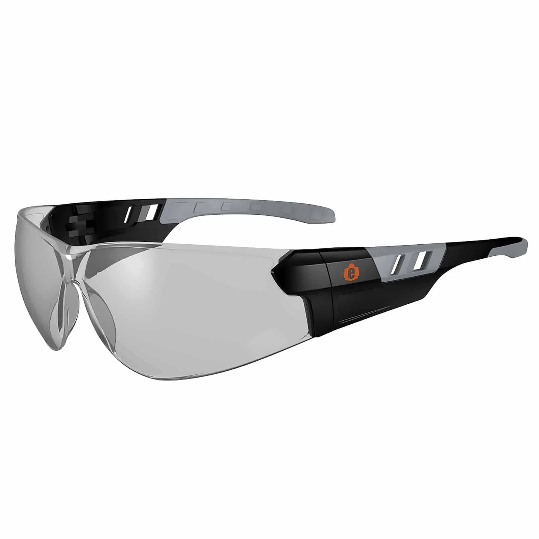 Ergodyne 59183 SAGA Anti-Fog In/Outdoor Lens Matte Black Frameless Safety Glasses - Moutools