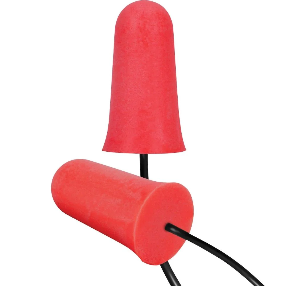 PIP 267-HPF910C Disposable Soft Polyurethane Foam Corded Ear Plugs - NRR 33 - Moutools