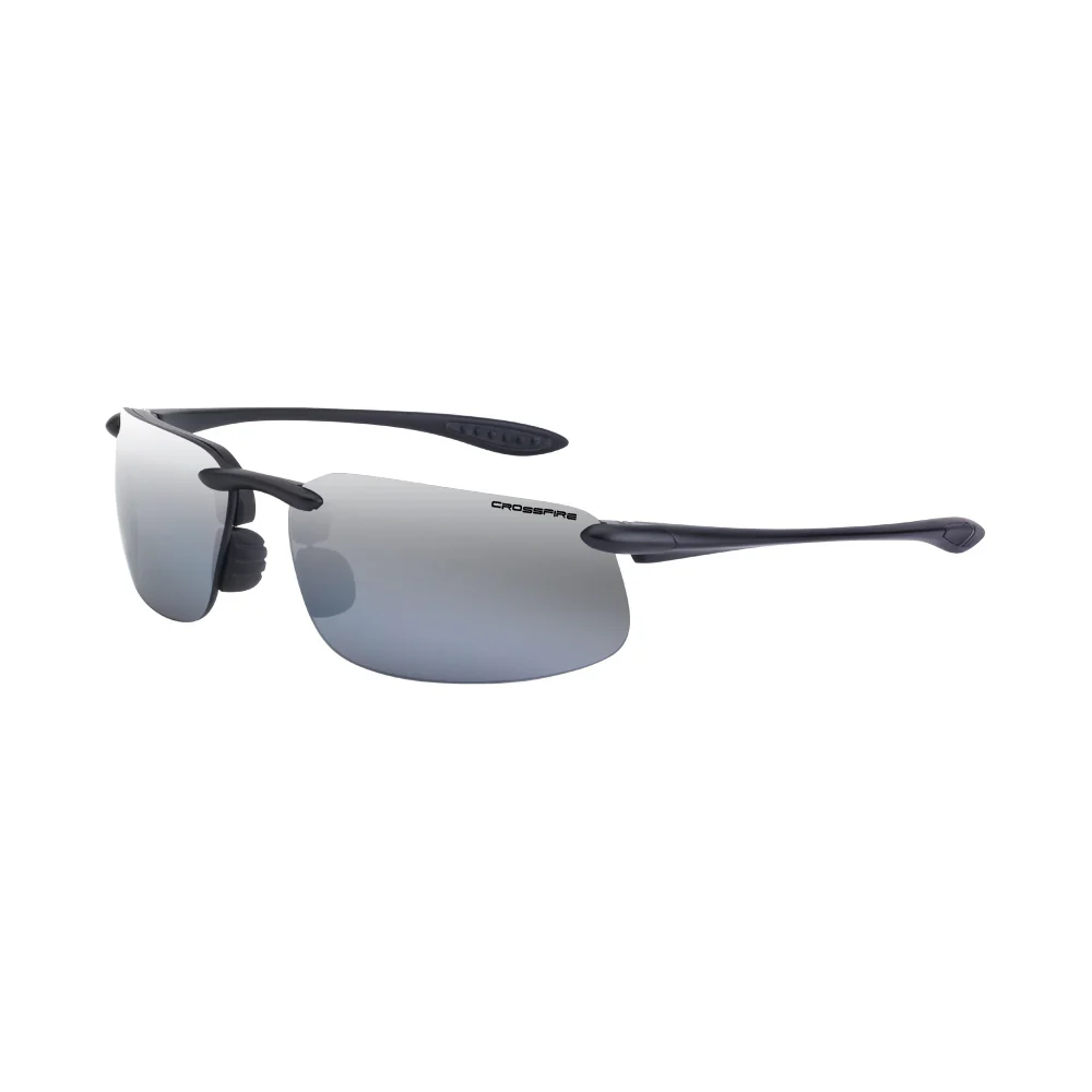 Crossfire ES4 Silver mirror polarized / Crystal black frame - Moutools