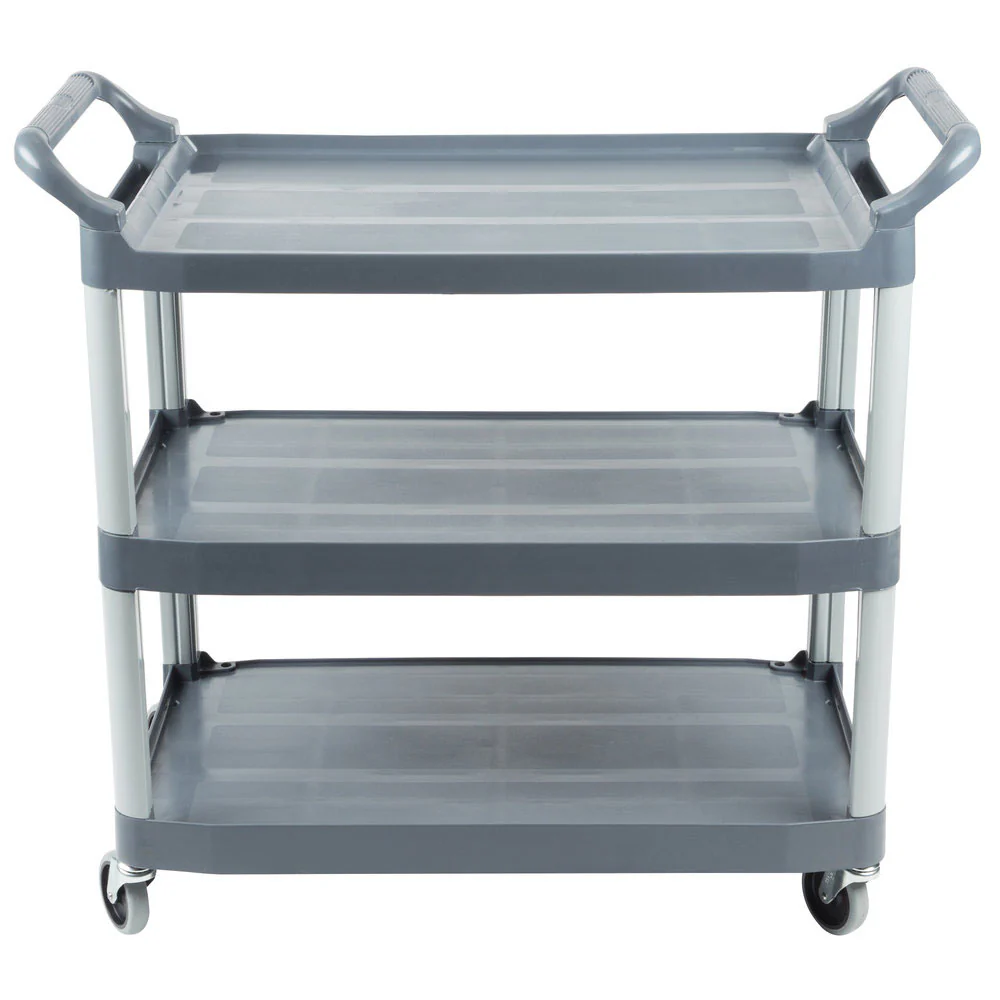 Rubbermaid FG409100GRAY Utility Cart, Open Sided - Moutools