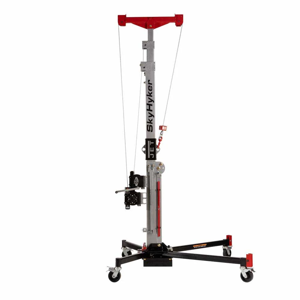 Jet JT1-595 SKY25 SkyHyker Jobsite Material Lift - 25' Max Height - 2000 lb Lifting Capacity - Moutools