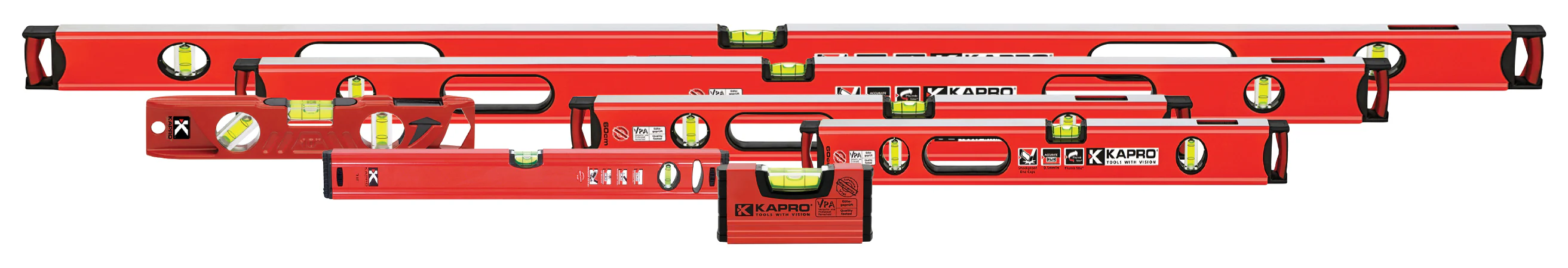 U.S. TAPE CO. 985-78-BXS Kapro 7pc. Apollo boxed Master Set - Moutools