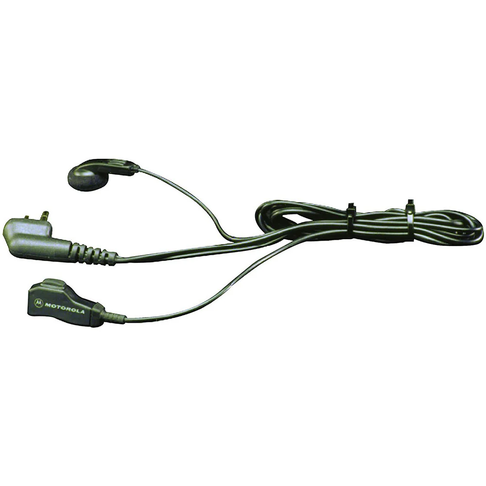Motorola 53866 Earbud with Clip Push-To-Talk Microphone - Moutools