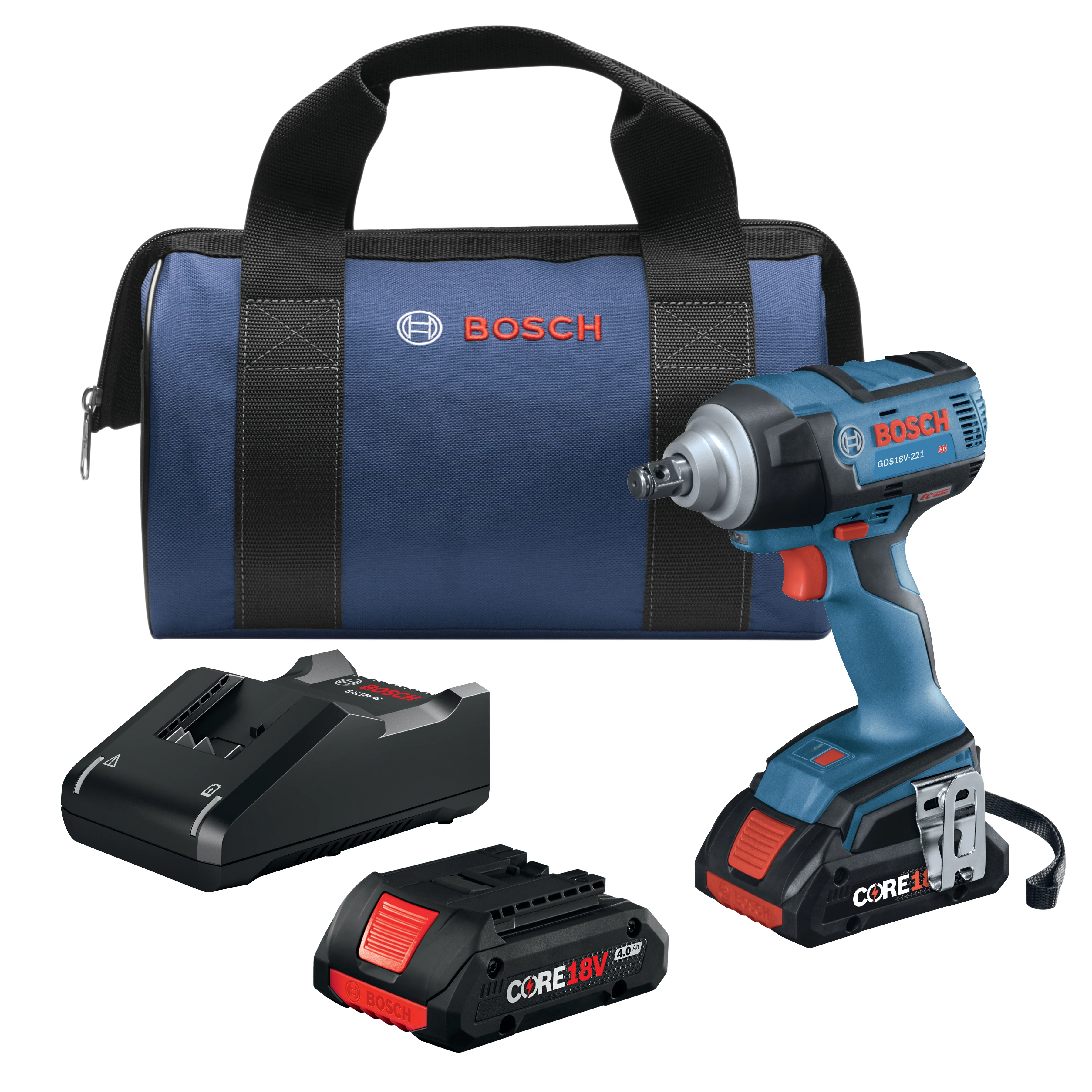 Bosch GDS18V-221B25 18V EC Brushless 1/2 In. Impact Wrench Kit - Moutools