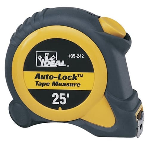 IDEAL 35-242 Auto-Lock 25 ft. Tape Measure - Moutools