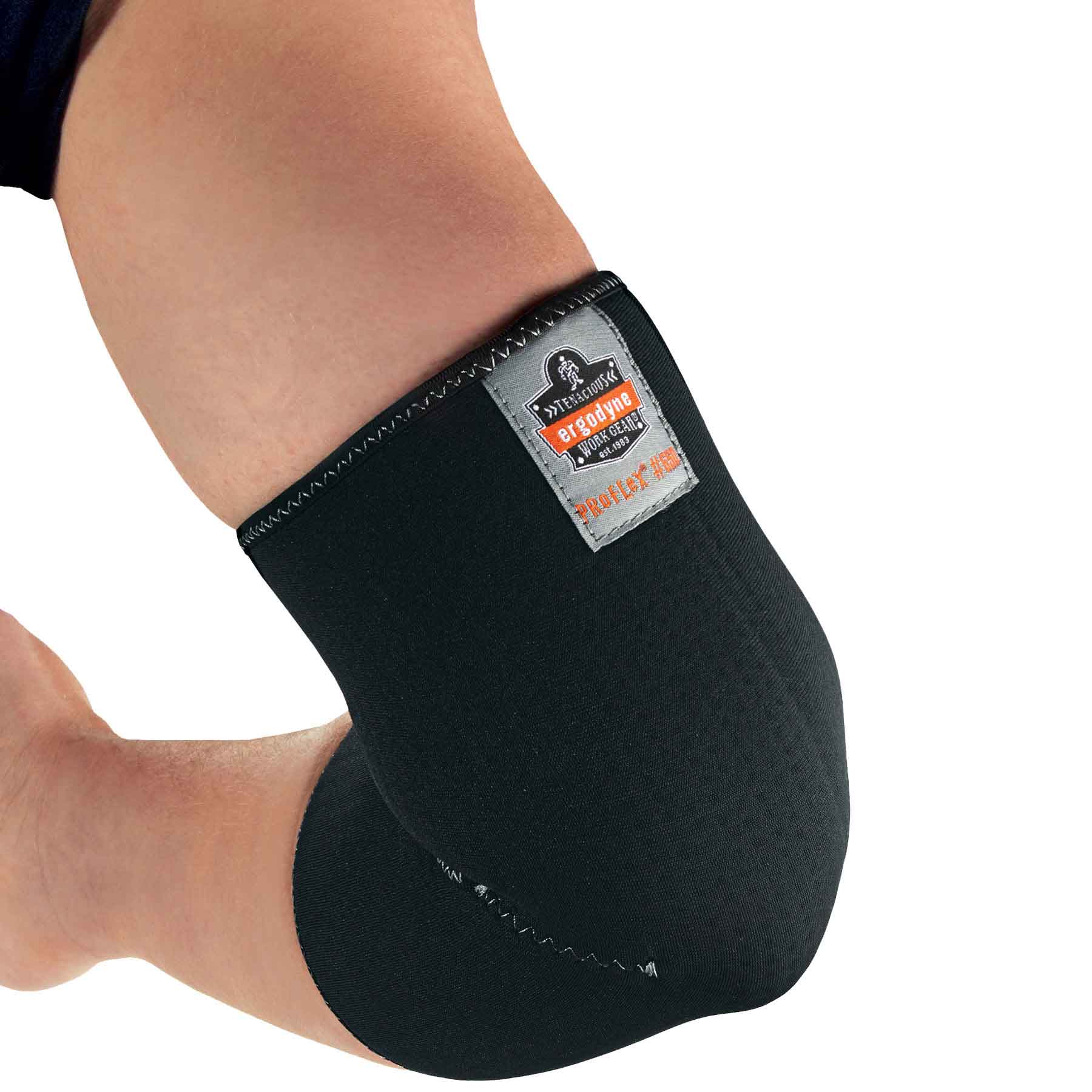Ergodyne 16576 ProFlex 650 Neoprene Elbow Sleeve, 2XL, Black - Moutools