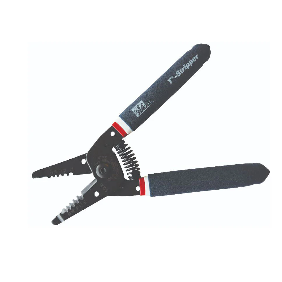 IDEAL Industries 45-119 T-5 T-Stripper Wire Stripper, Red, White and Blue - Moutools